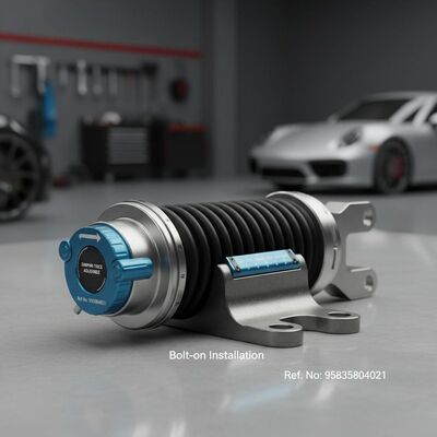 comprar Número de referencia 95835804021 Absorbedor de choques de aire Porsche con perno en el método de instalación y fuerza de amortiguación ajustable para una conducción óptima Fabricación en línea