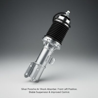 Buy Silver Porsche Air Shock Absorber Front Left Position Designed to Provide Stable Suspension and Improved Vehicle Control online manufacture